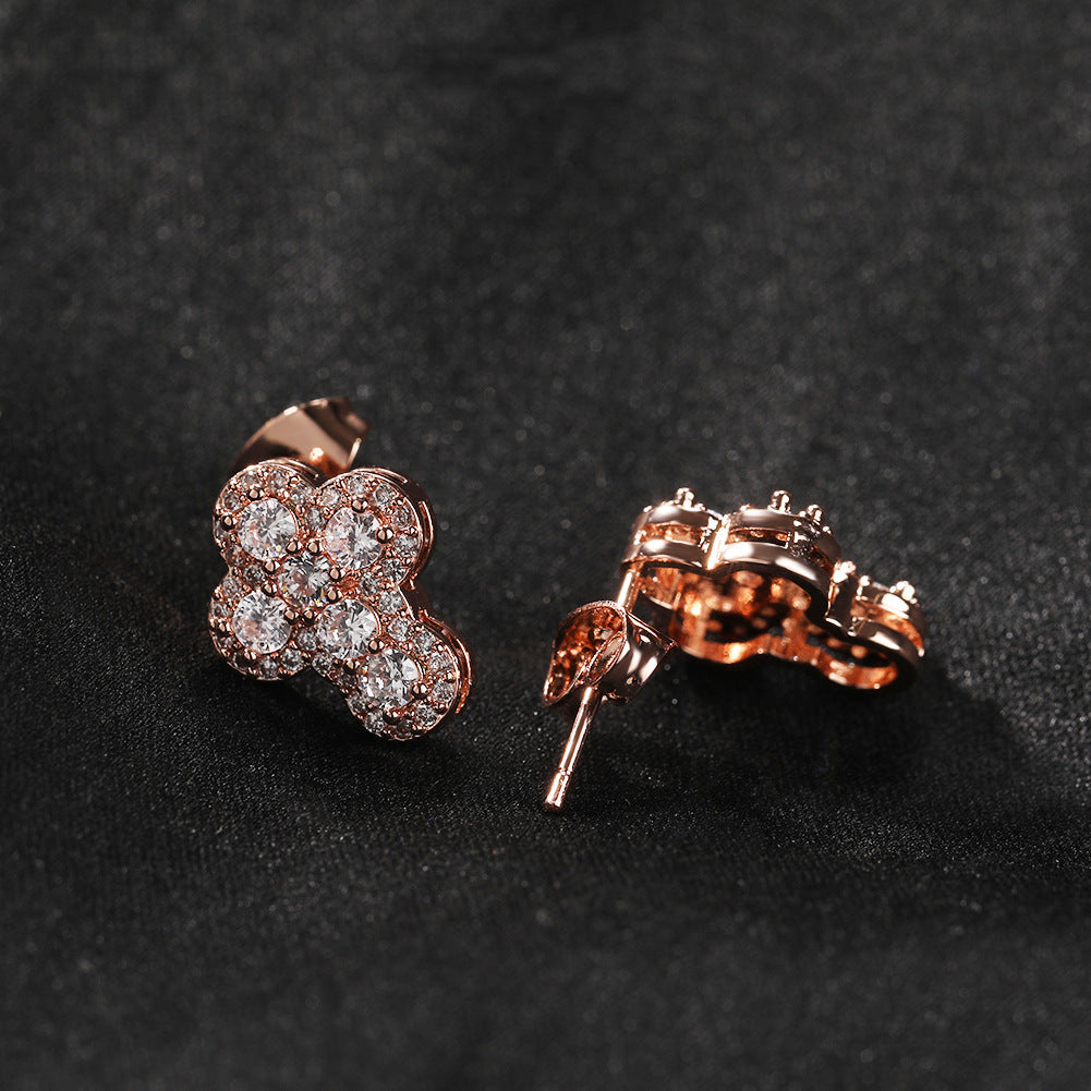 VIONCO CROSS STUD EARRINGS