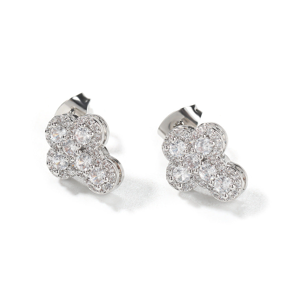 VIONCO CROSS STUD EARRINGS